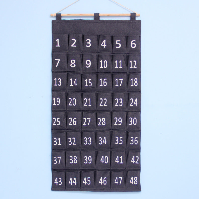 Wholesale Cotton and Linen Three-dimensional Miscellaneous Storage Hanging Bags